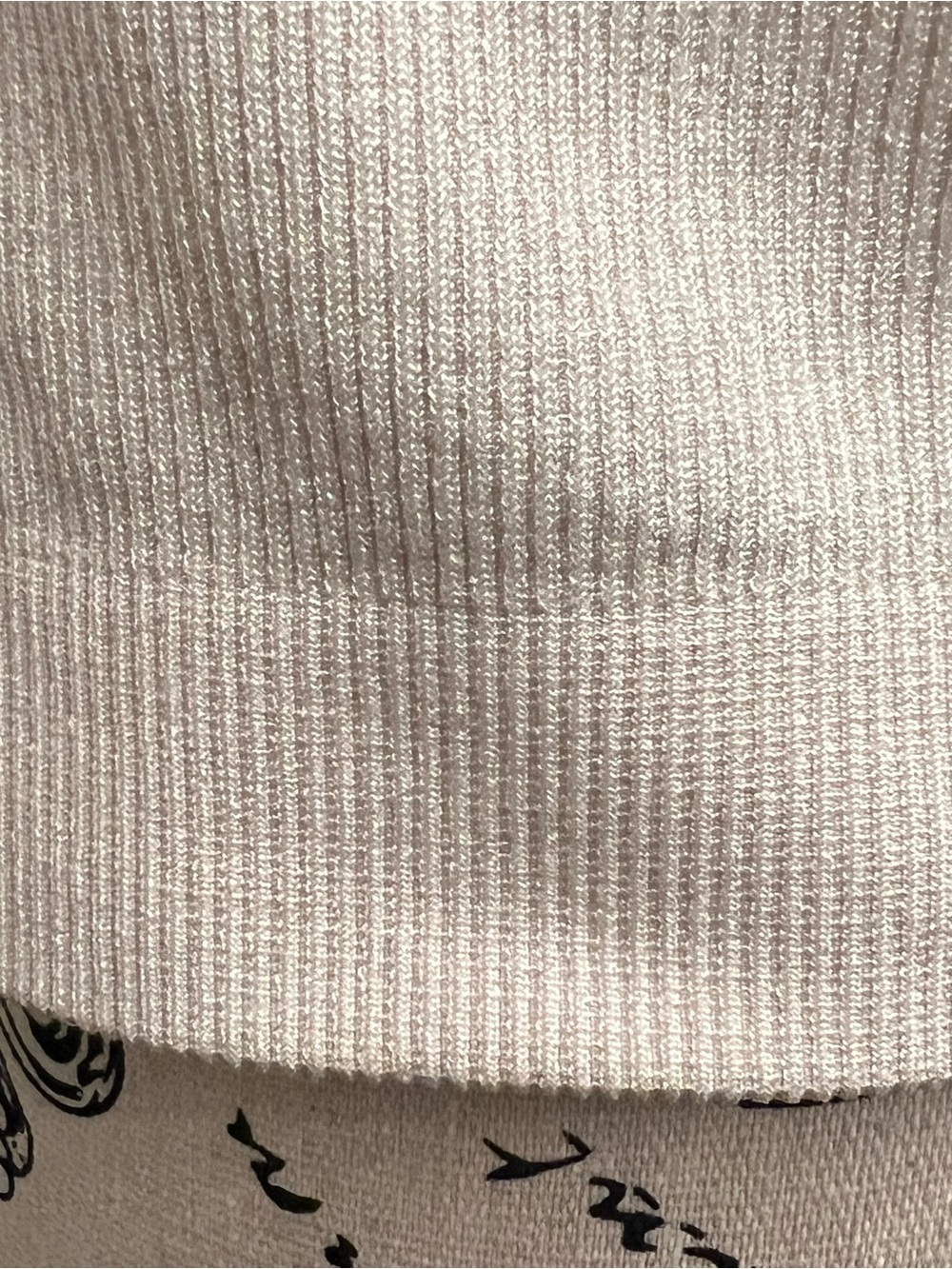 Primark Cream Ribbed Cropped Tank Top - Picture 4 of 9